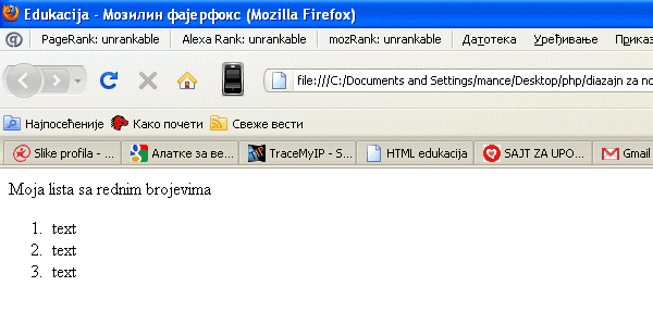 Lista slika 4