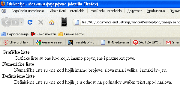 Lista slika 5